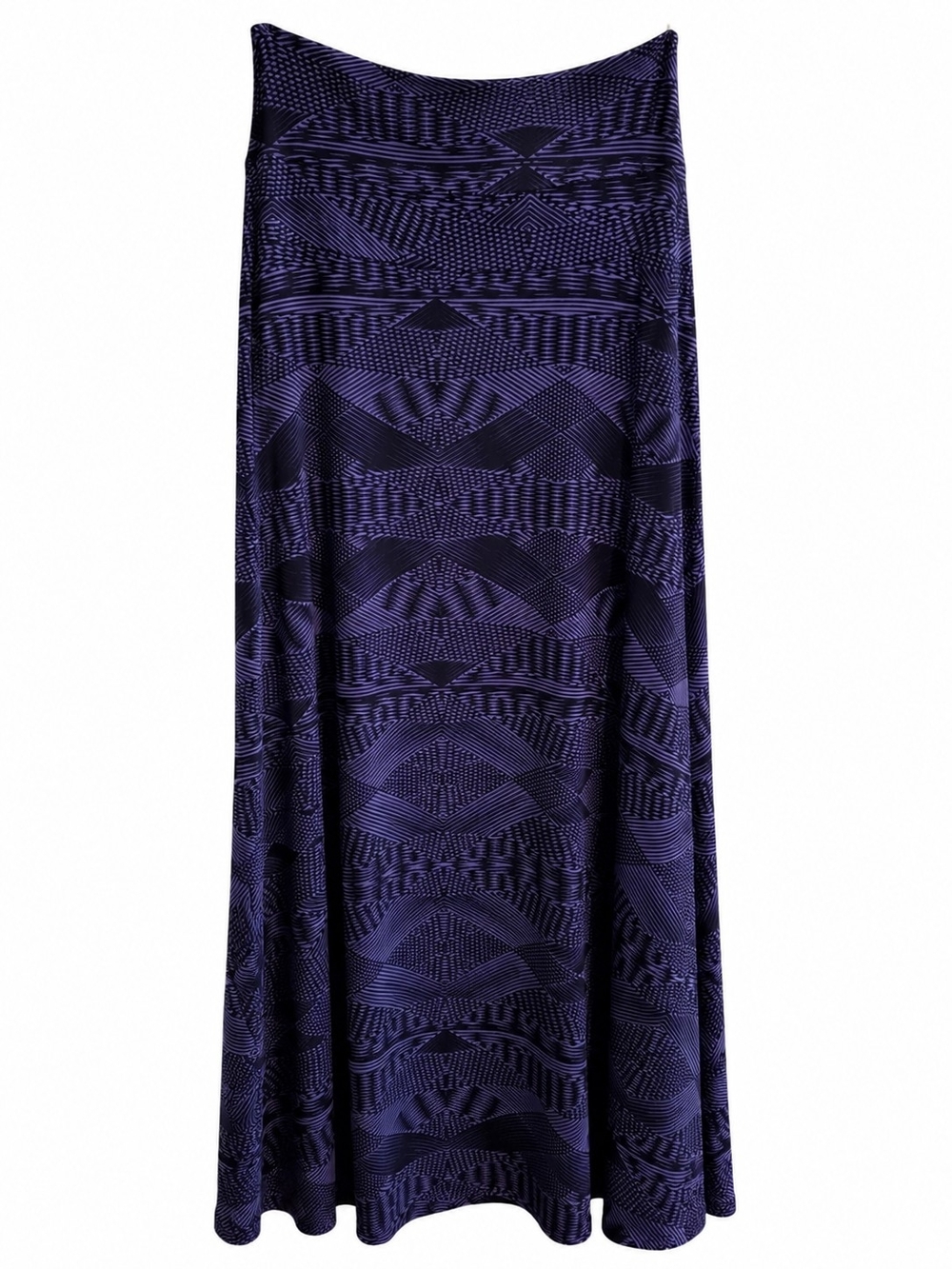 LuLaRoe Purple Geometric Maxi Skirt